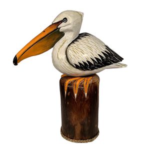 19" PELICAN ON PILING SMOOTH FINISH 1