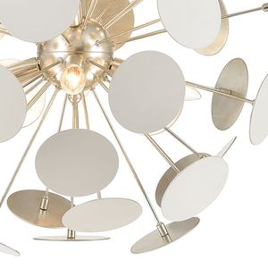 Modish 21'' Wide 6-Light Chandelier - Matte White 5