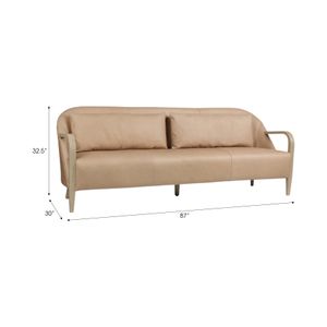 CHAPINRUN TAN SOFA 33 (IN) 7