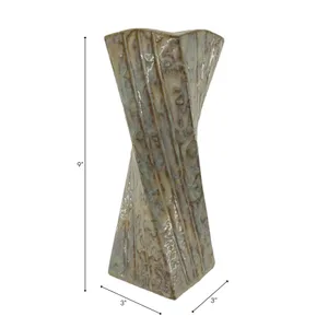 GREYSONCROSS BROWN VASE 9 (IN) 10