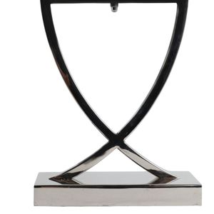 OLIVERHAVEN SILVER CANDLE HOLDER 31 (IN) 6