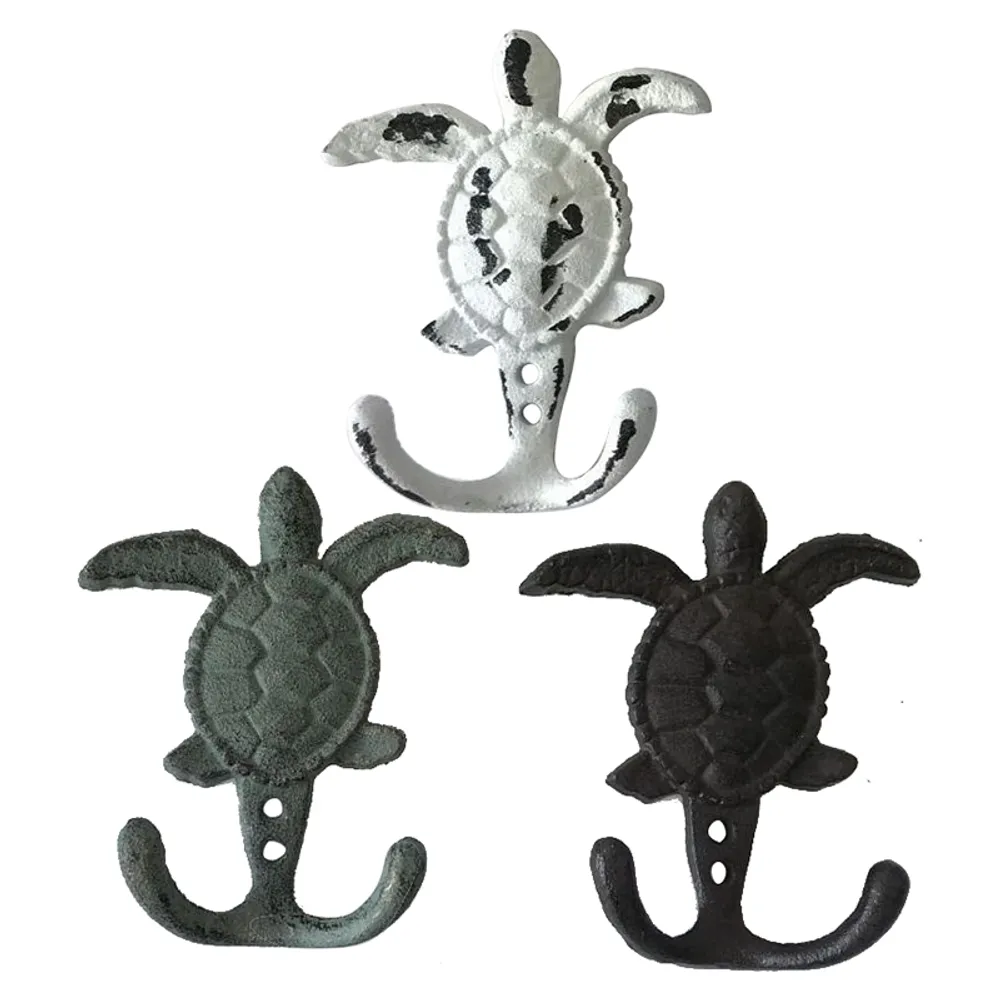 4-3/4" C/I TURTLE HOOK 3-ASST