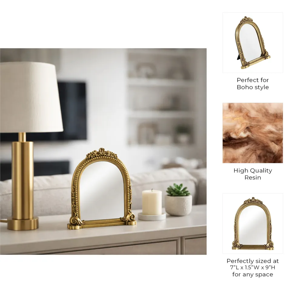 RUSHMOOR GOLD DECOR 9 (IN)