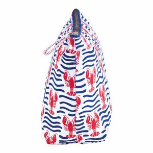 Lobster Waves Large Essential Canvas Pouch 5