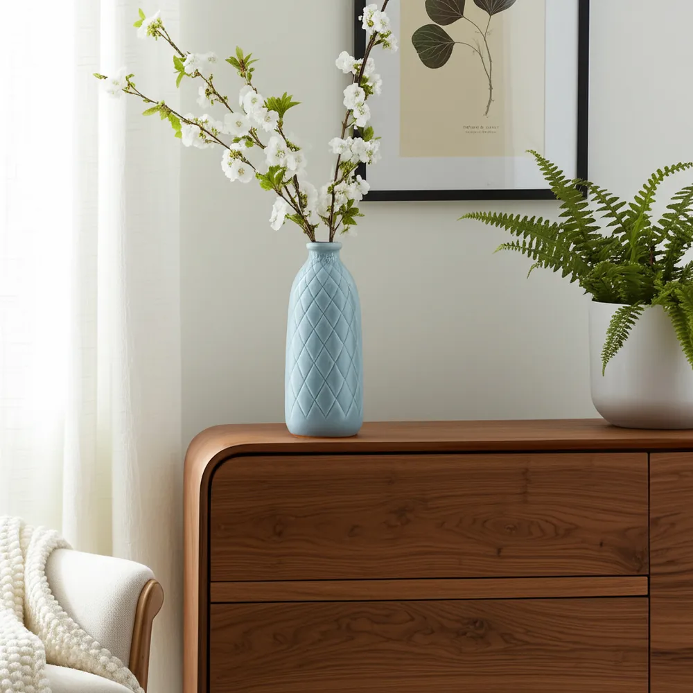 EMMONSFORD BLUE VASE 12 (IN)