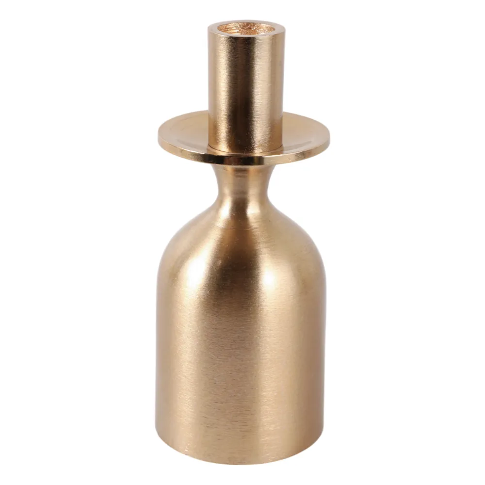 KIRBYWICK GOLD CANDLE HOLDER 7 (IN)