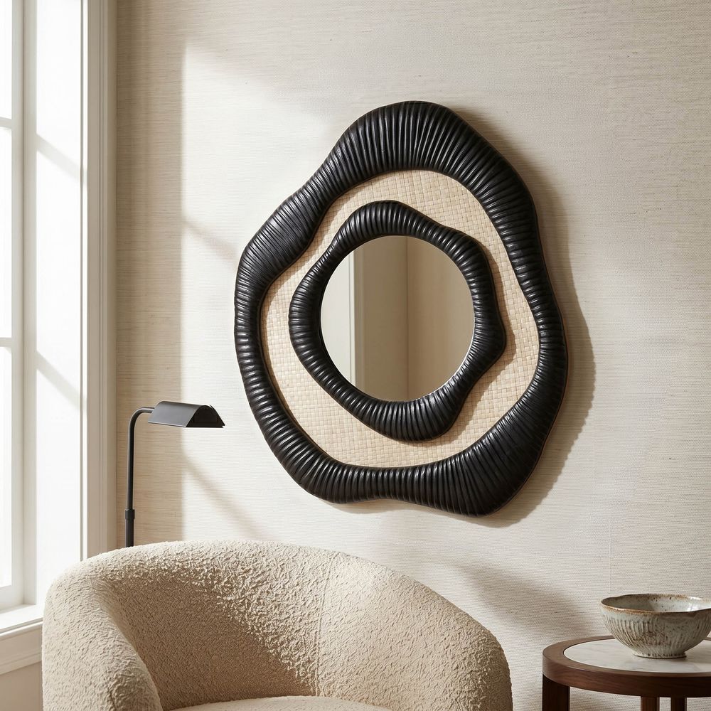 ROSETON IVORY MIRROR 32 (IN)