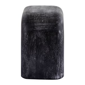 Morris Cerused Accent Table - Short Black 3