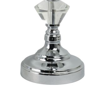 BISHOPHOLM SET OF 2 SILVER LAMPS 26 (IN) 6