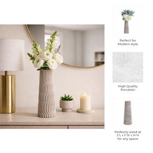 LAKEWORTH TAN VASE 14 (IN) 10