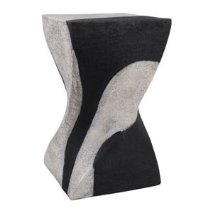 HELTONBURN WHITE GARDEN STOOL 19 (IN) 3