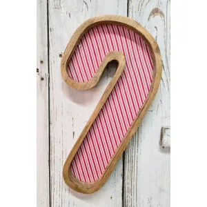 Candy Cane Tray 15.5x9x1in 2