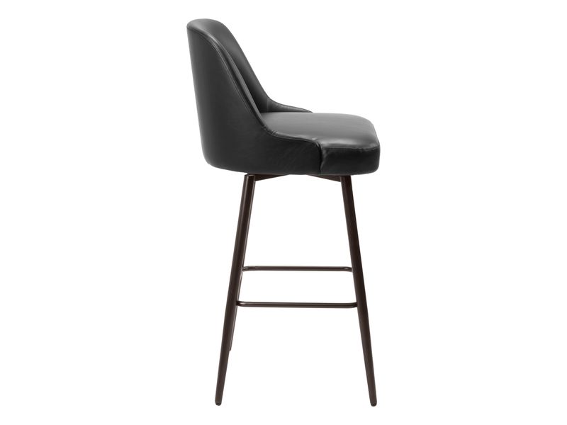 Keppel Swivel Barstool Black & Bronze 3