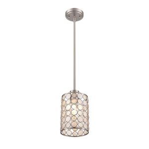 Sagamore 6'' Wide 1-Light Mini Pendant - Brushed Nickel 3