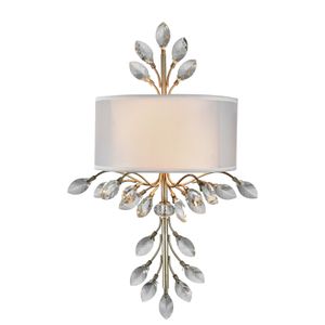 Asbury 23'' High 2-Light Sconce - Aged Silver 1