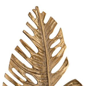 Sago Leaf Dimensional Wall Decor - Antique Gold 6