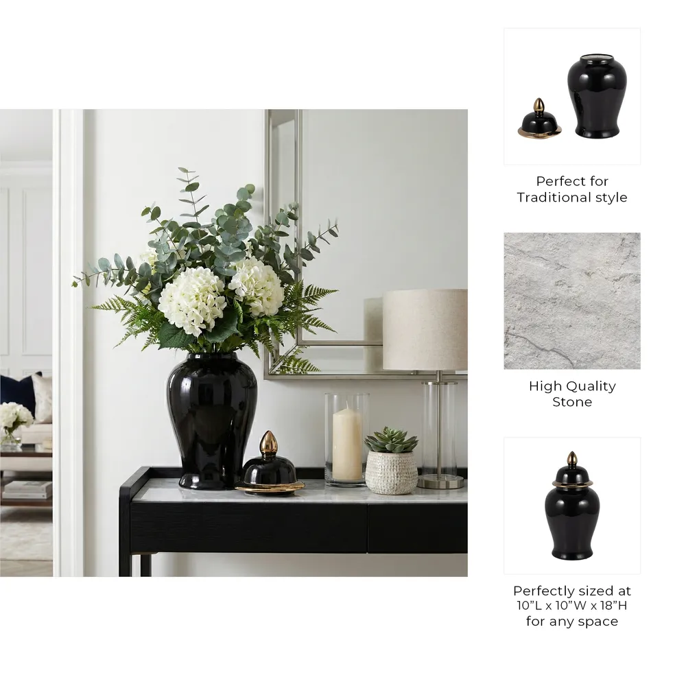 ARLENBEACH BLACK CHINOISERIE 18 (IN)