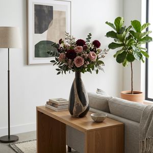 ELM BLACK VASE 16 (IN) 12