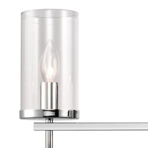 Oakland 32.5'' Wide 4-Light Vanity Light - Chrome 3