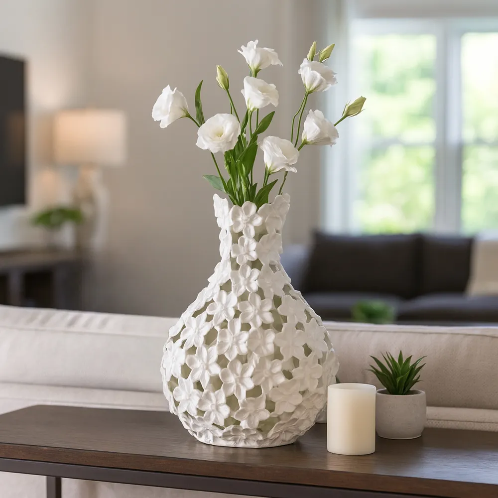 LYNNFORD IVORY VASE 15 (IN)