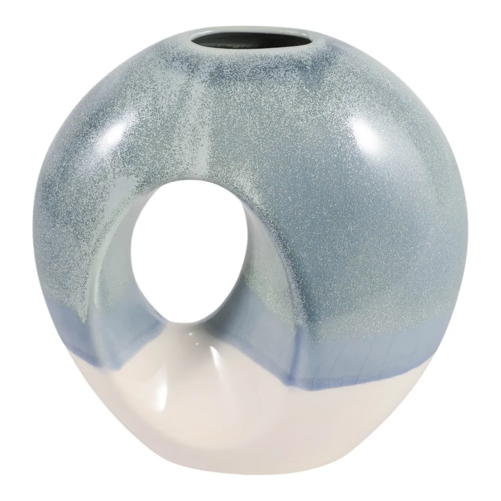 CHLOEOAK BLUE VASE 10 (IN)