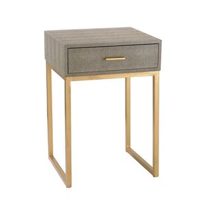 Shagreen Accent Table - Gray 1