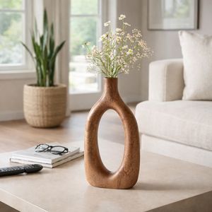 DALEBEACH BROWN VASE 14 (IN) 12