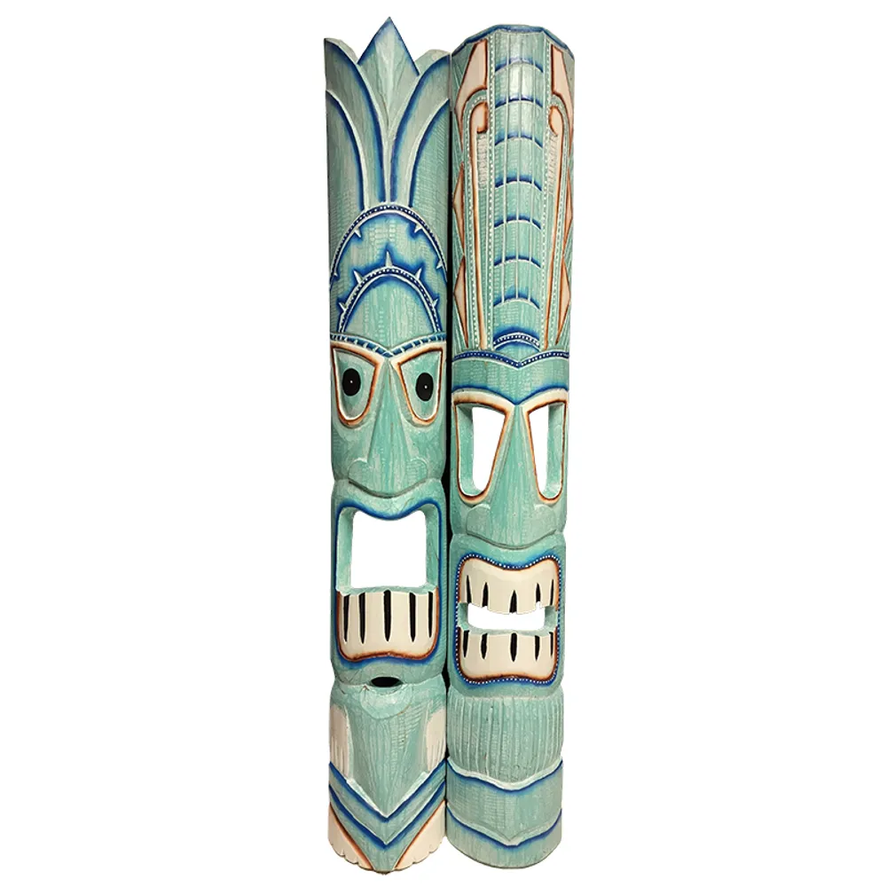 39" TIKI MASK 2-ASST