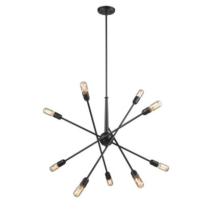 Delphine 33″ Wide 10-Light Chandelier - Oil Rubbed Bronze