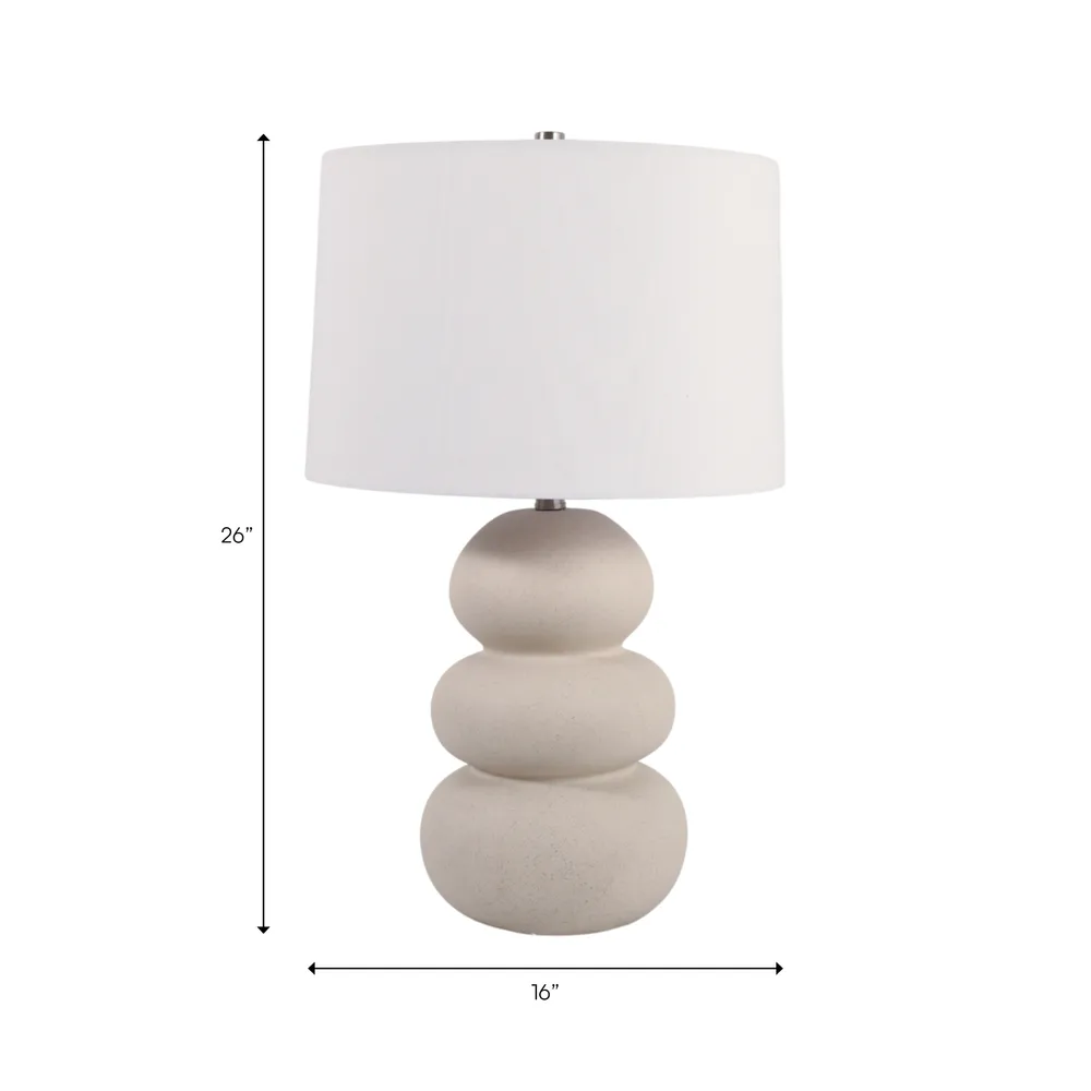 DYLAN IVORY LAMP 27 (IN)