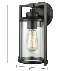 Frampton 11'' High 1-Light Outdoor Sconce - Aged Bronze 2