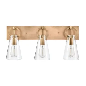 Gabby 23″ Wide 3-Light Vanity Light - Brass 2