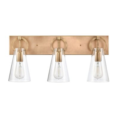 Gabby 23″ Wide 3-Light Vanity Light - Brass