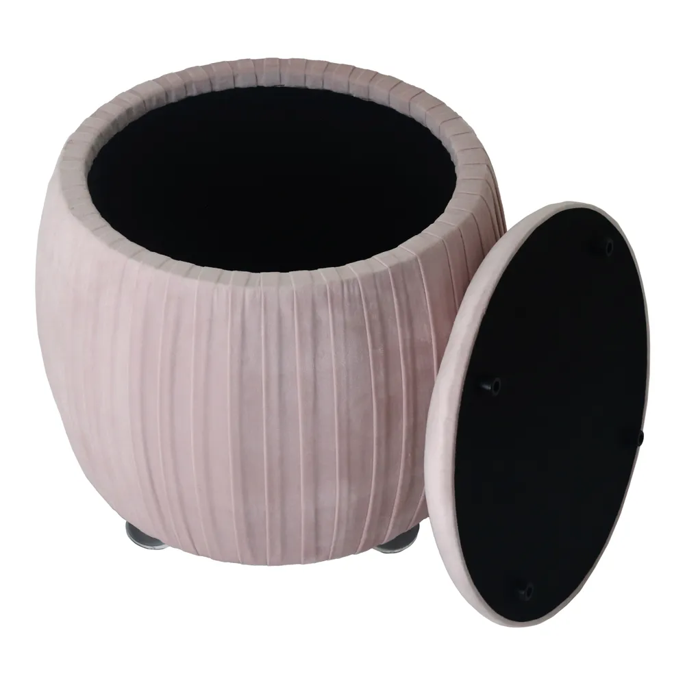 HENLEYFORD PINK STOOL 18 (IN)