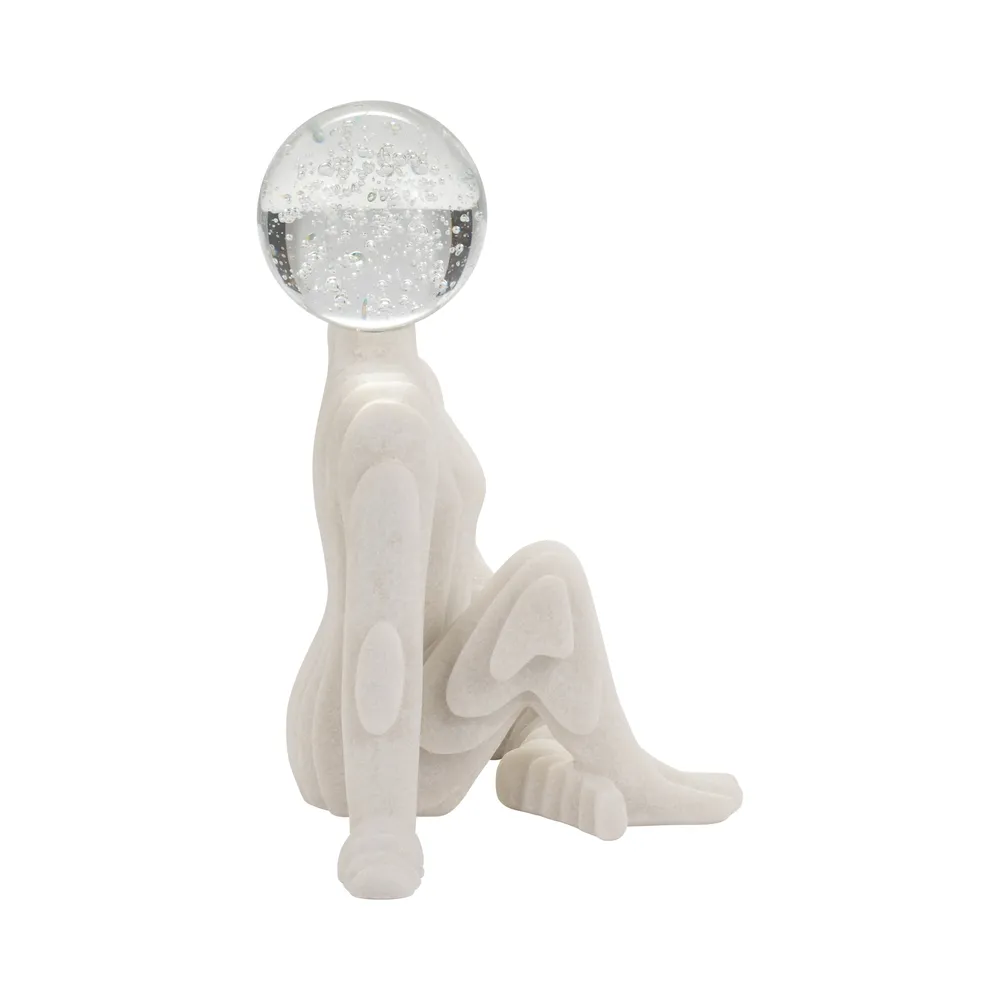 HENDONCROSS WHITE DECOR 15 (IN)