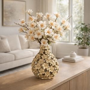 LYNNFORD GOLD VASE 12 (IN) 2