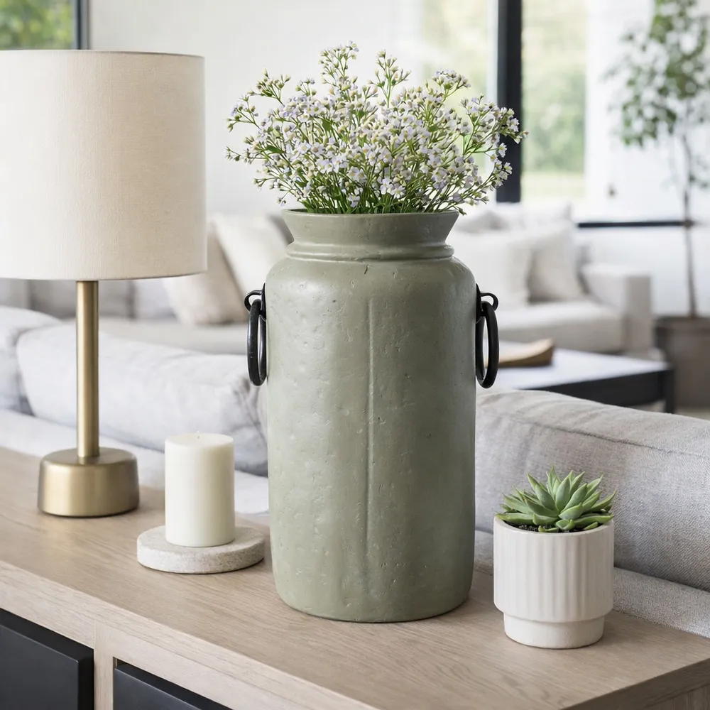 RAEHOLM GREEN VASE 16 (IN)