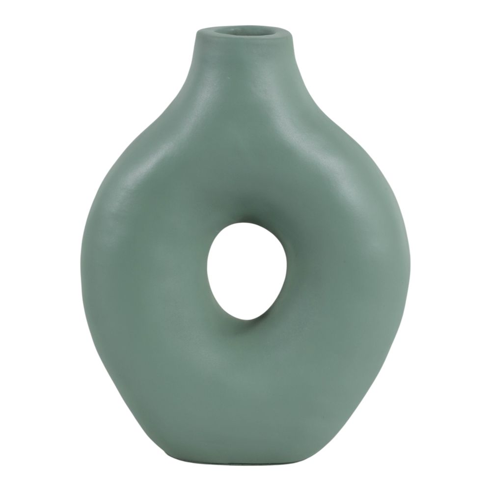 ELROYSHAW GREEN VASE 12 (IN)