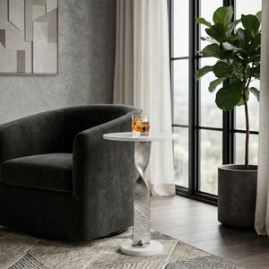 DENTONWIND SILVER TABLE 25 (IN) 12
