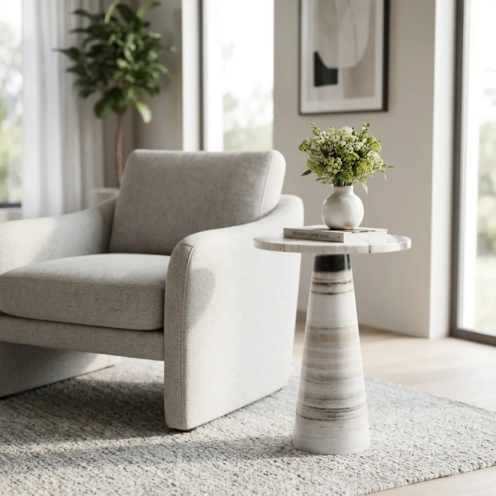 MILLERRUN IVORY TABLE 22 (IN)
