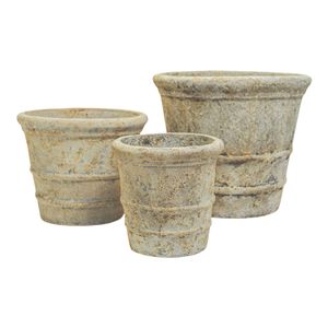 PAGEVALE SET OF 3 TAN PLANTER 14 (IN) 1