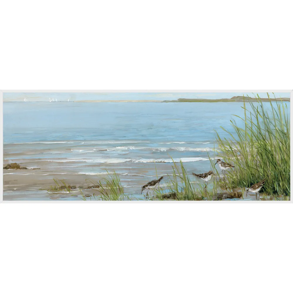 Canvas in a Floating White Frame