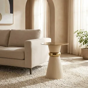 HAMMONDMORE IVORY TABLE 19 (IN) 8