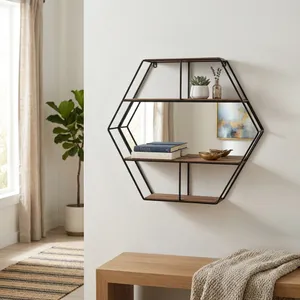 GARFIELDLEY BROWN WALL SHELF 24 (IN) 9
