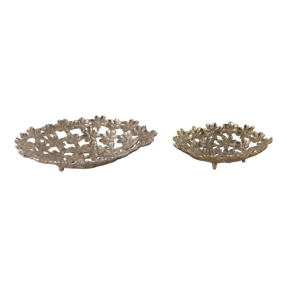 LYNNFORD SET OF 2 GOLD BOWLS 4 (IN)