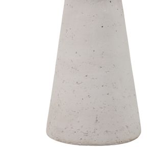 CARLIN WHITE CANDLE HOLDER 8 (IN) 6