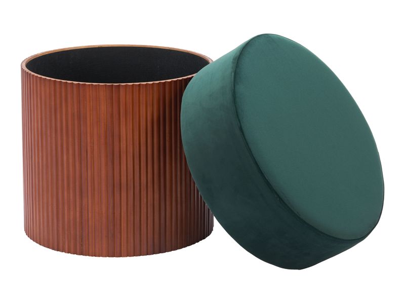 Boto Storage Ottoman Green 6