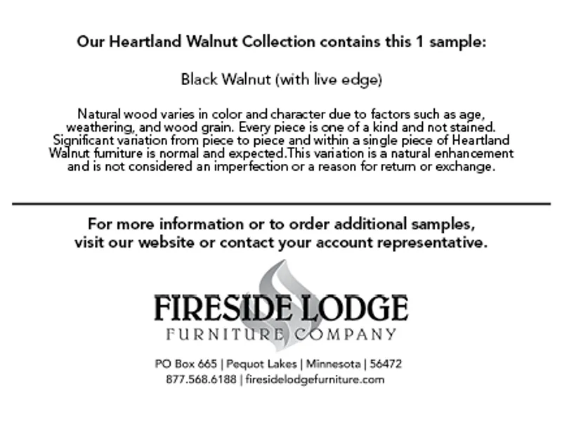 Wood Sample - Heartland Walnut Collection 3