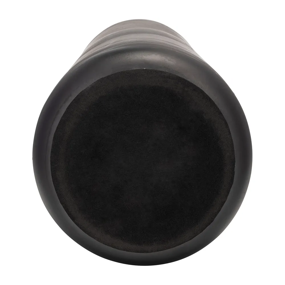 GRISHAMSHAW BRONZE GLASS VASE 21 (IN)