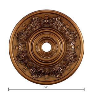 Lauderdale 30'' Wide Medallion - Antique Bronze 2